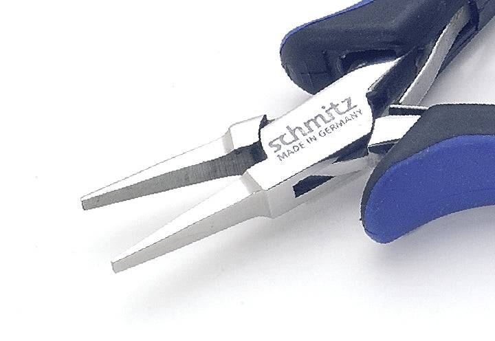 Flachzange 130mm abges. Backen ohne Verzahnung