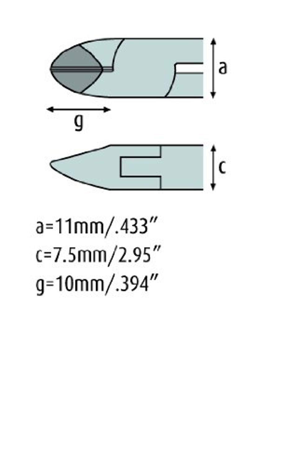 Hartmetall Seitenschn. 130mm mit Wate rostfrei
