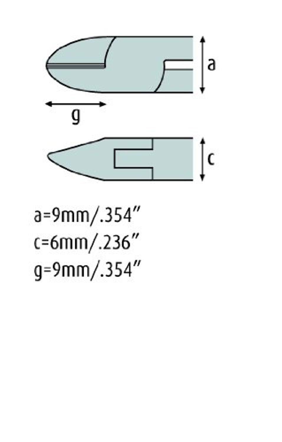 Hartmetall-Seitenschn. 110mm feine Wate rostfrei