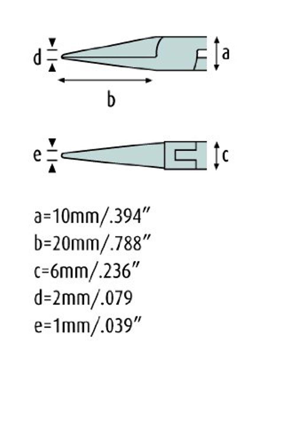 Rundzange 120mm ohne Verzahnung rostfrei