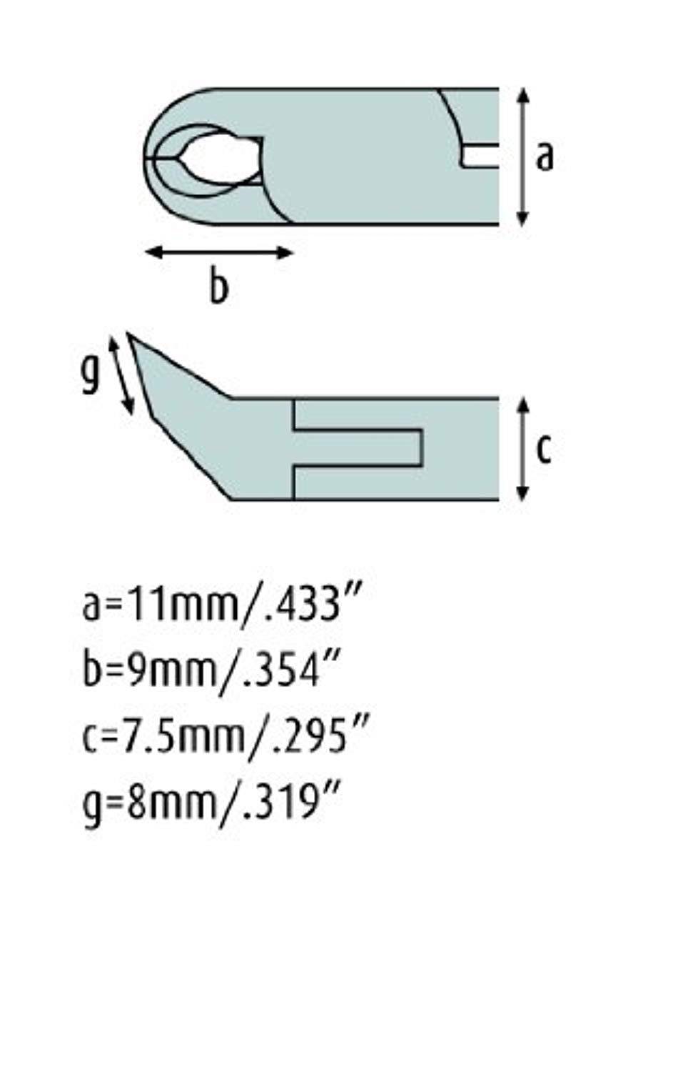 Schrägschneider 125mm ohne Schneid-Wate