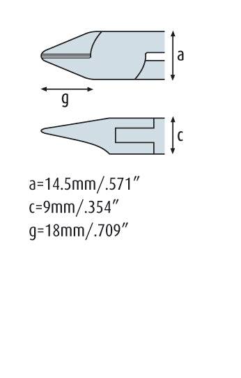Seitenschneider 140mm ohne Wate