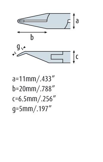 Spitzenschneider 130mm feine Wate
