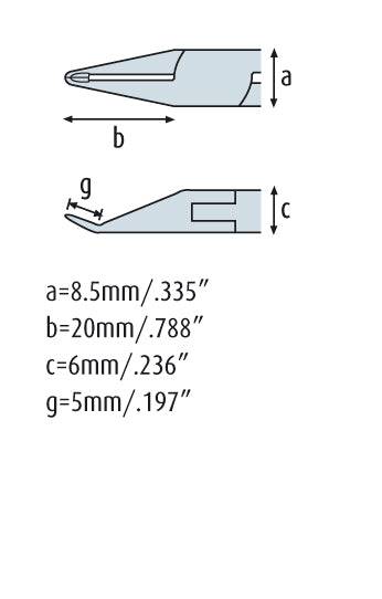 Spitzenschneider 130mm feine Wate