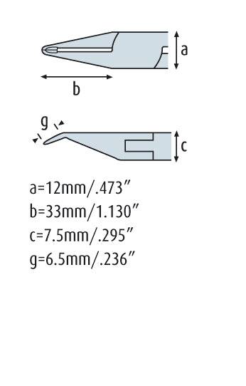 Spitzenschneider 150mm feine Wate