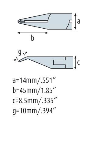 Spitzenschneider 170mm feine Wate
