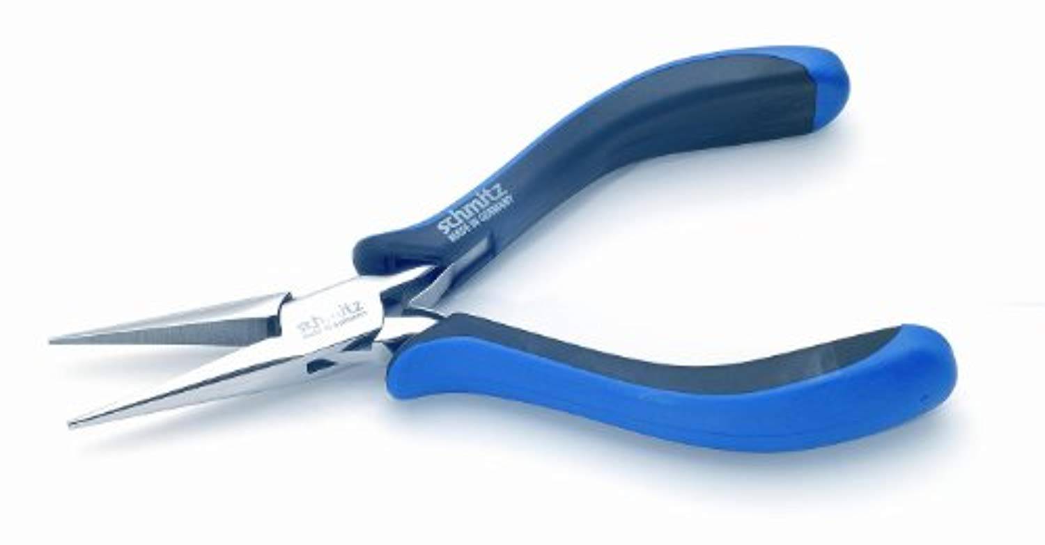 Spitzzange 155mm gerade mit Verzahnung