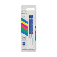 Parker Kugelschreibermine QUINKflow Basic 2er M Blau Blister - Kugelschreiber -