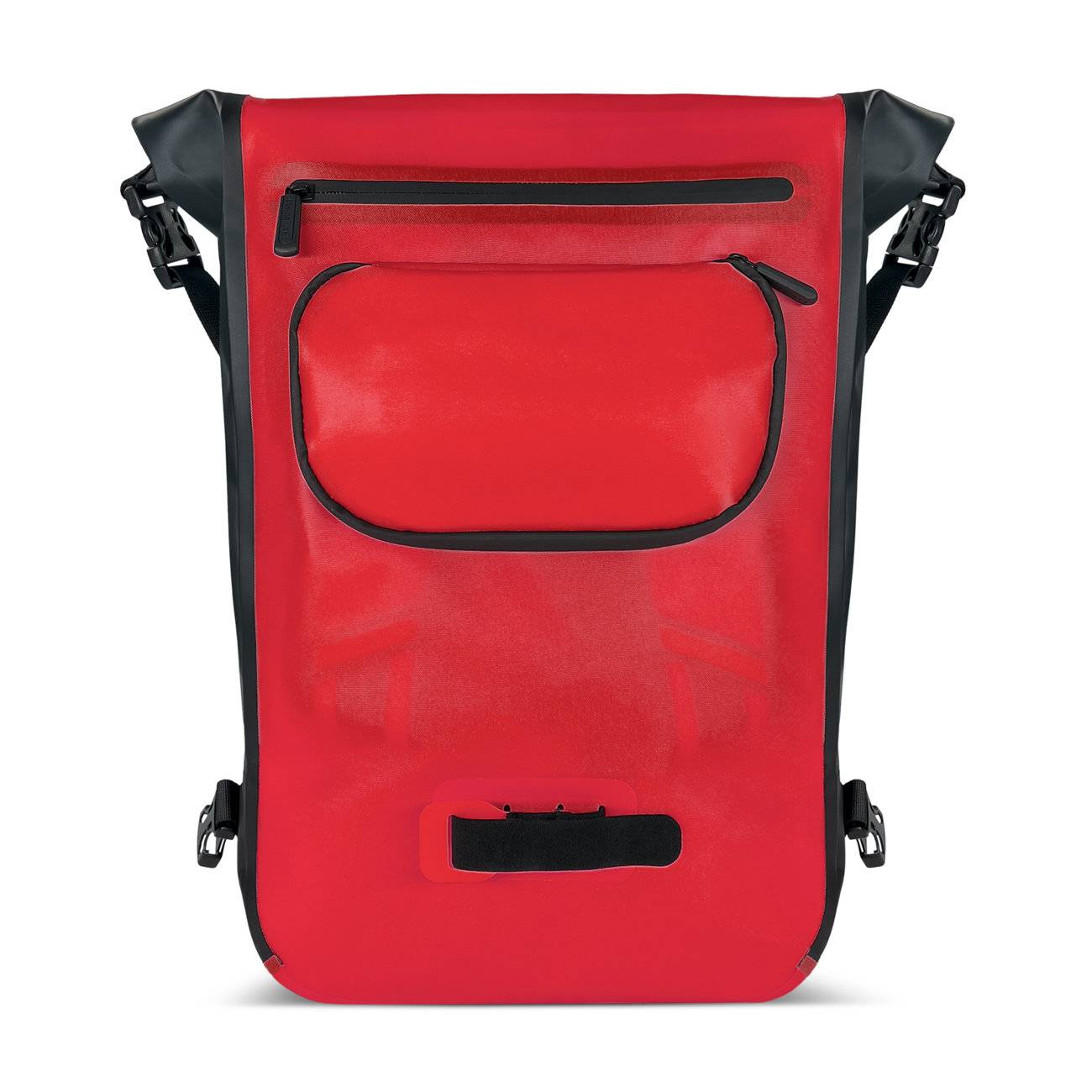 Wozinsky wasserdichter Fahrradrucksack mit Rahmen Fahrradtasche 2in1 23L Rot