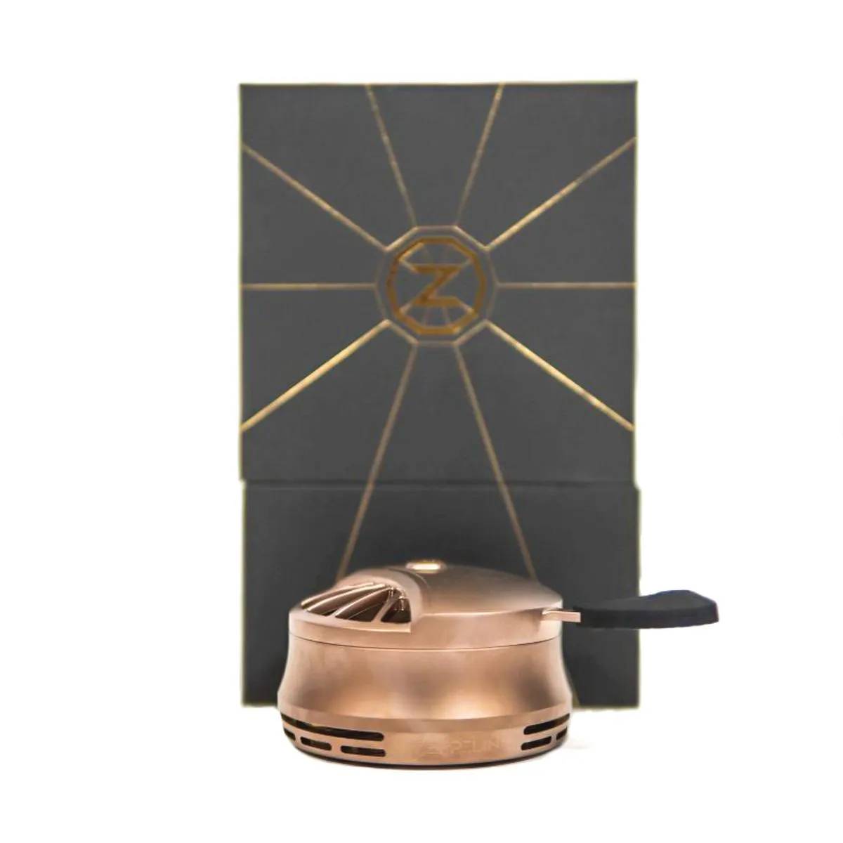 Zidclouds Zeppelin HMD Kopfaufsatz Smoke Box Aufsatz für Tabakköpfe Kaminaufsatz mit Schutzdeckel Bronze