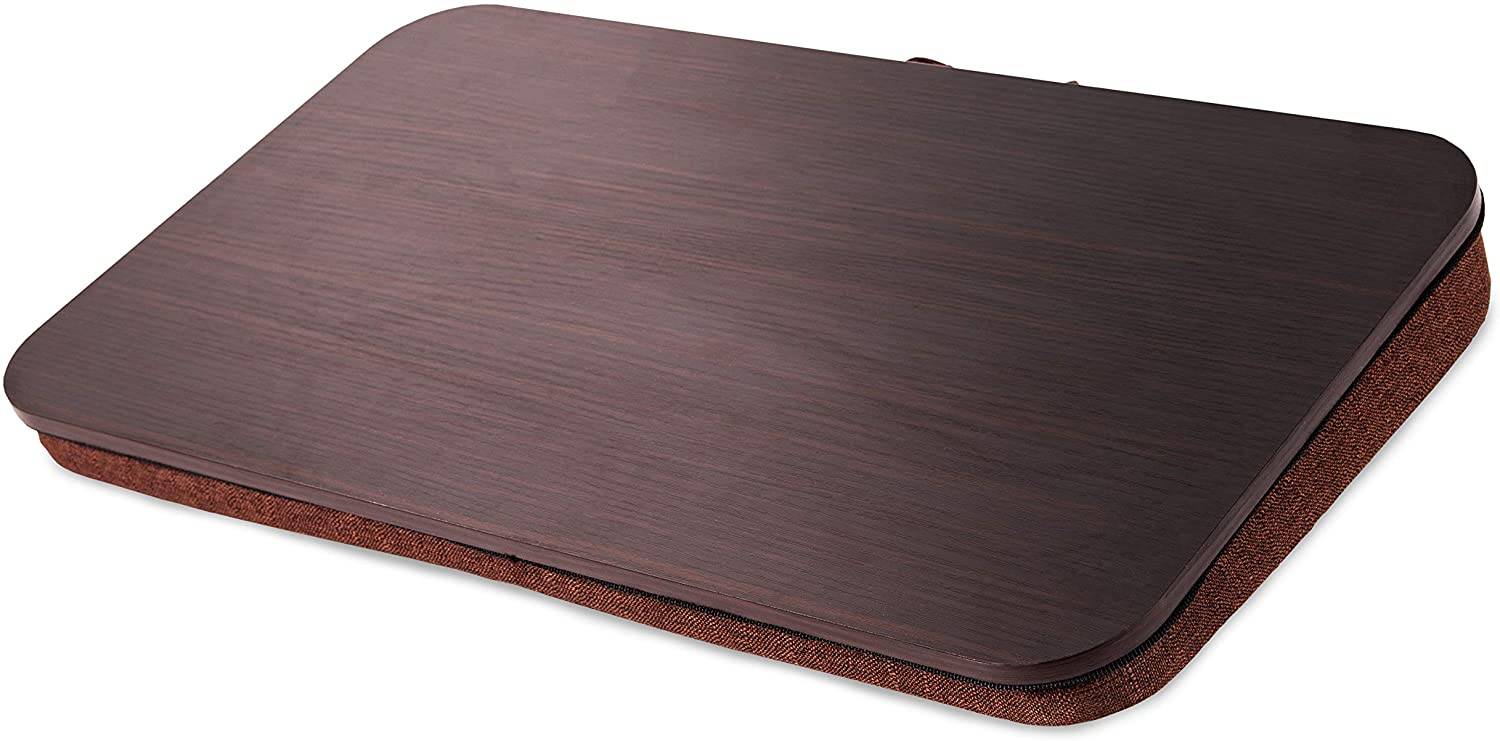 Duronic DML412 Laptopständer | Ergonomischer Laptop Tisch mit Kissen | Laptop Halterung mit Schaumstoffkissenstütze