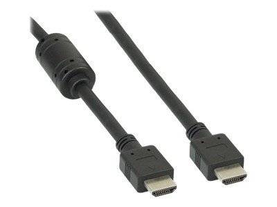 INLINE - HDMI Kabel - HDMI-High Speed - ST / ST - schwarz - mit Ferrit - 5m