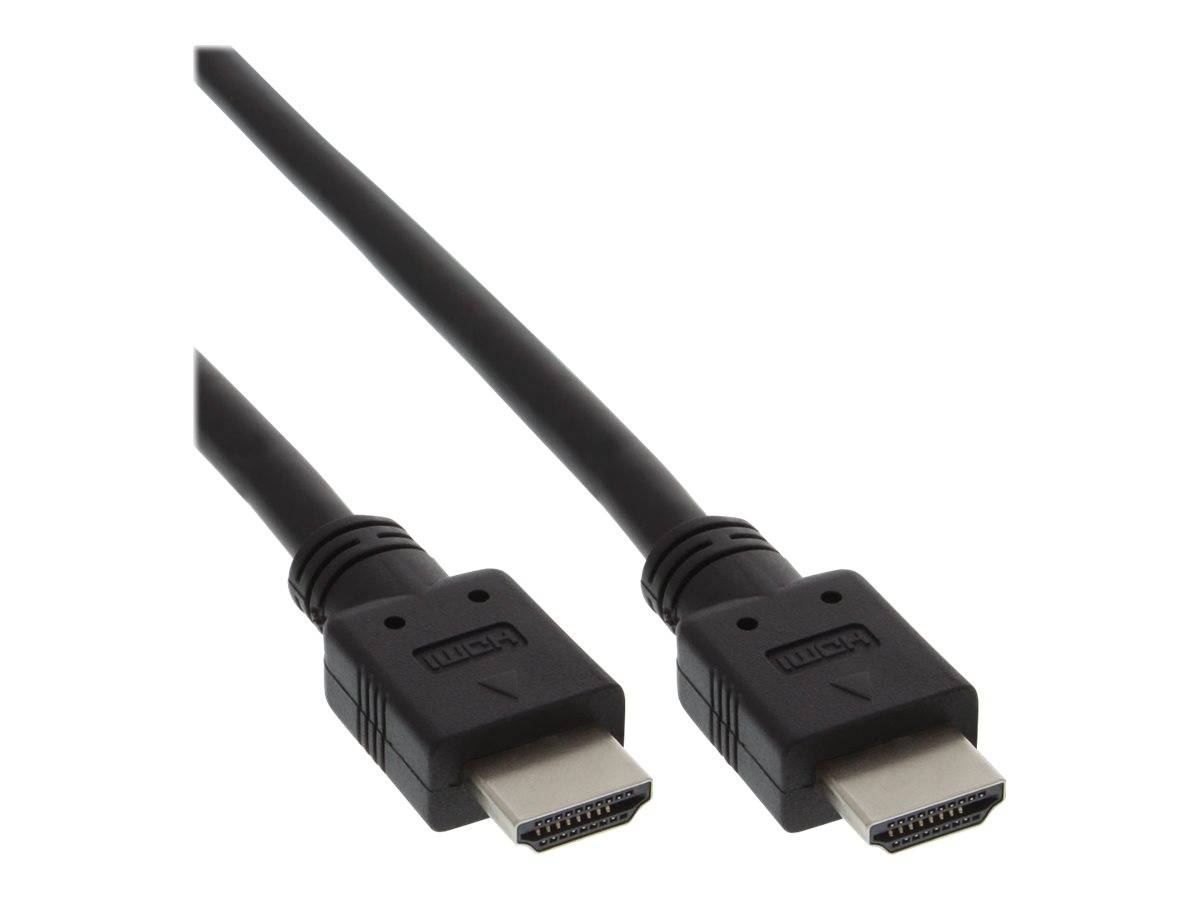 INLINE - HDMI Kabel - HDMI-High Speed - Stecker / Stecker - schwarz - 7,5m