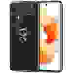 Matt-Schwarze Ringhülle für Xiaomi 12 / Xiaomi 12X - Handy Silikon Hülle Case
