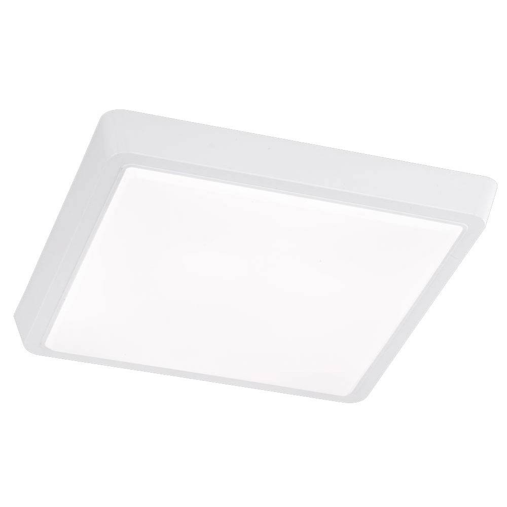 Deckenleuchte Deckenlampe Flurleuchte weiß LED Küchenleuchte quadratisch, Metall Acryl, 15W 1100lm 3000K, LxBxH 31x31x4,5 cm