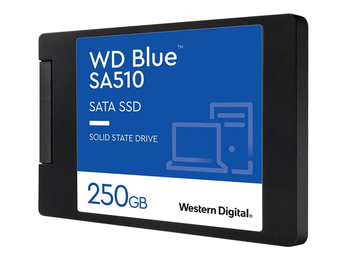 WD Blue SA510 WDS250G3B0A - SSD - 250 GB - intern - 2.5" (6.4 cm) - SATA 6Gb/s -