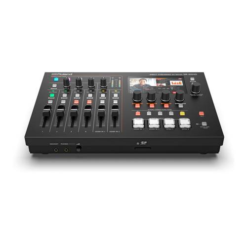 ROLAND SR-20HD - 2-Kanal Direkt-Streaming HD AV-Mixer (1.080/60p | LCD-Display | Streaming-Encoder | Audio-Mixer | SRT