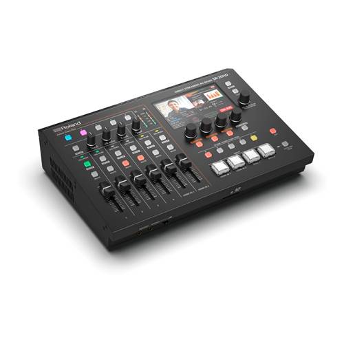 ROLAND SR-20HD - 2-Kanal Direkt-Streaming HD AV-Mixer (1.080/60p | LCD-Display | Streaming-Encoder | Audio-Mixer | SRT