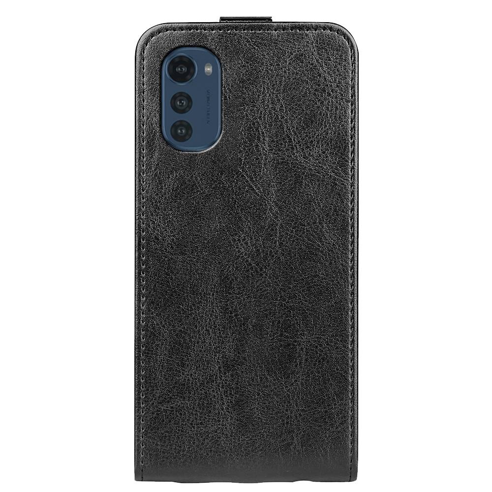 Fliptasche Premium Schwarz für Motorola Moto E32 Hülle Case Cover Schutz Zubehör Etui Neu