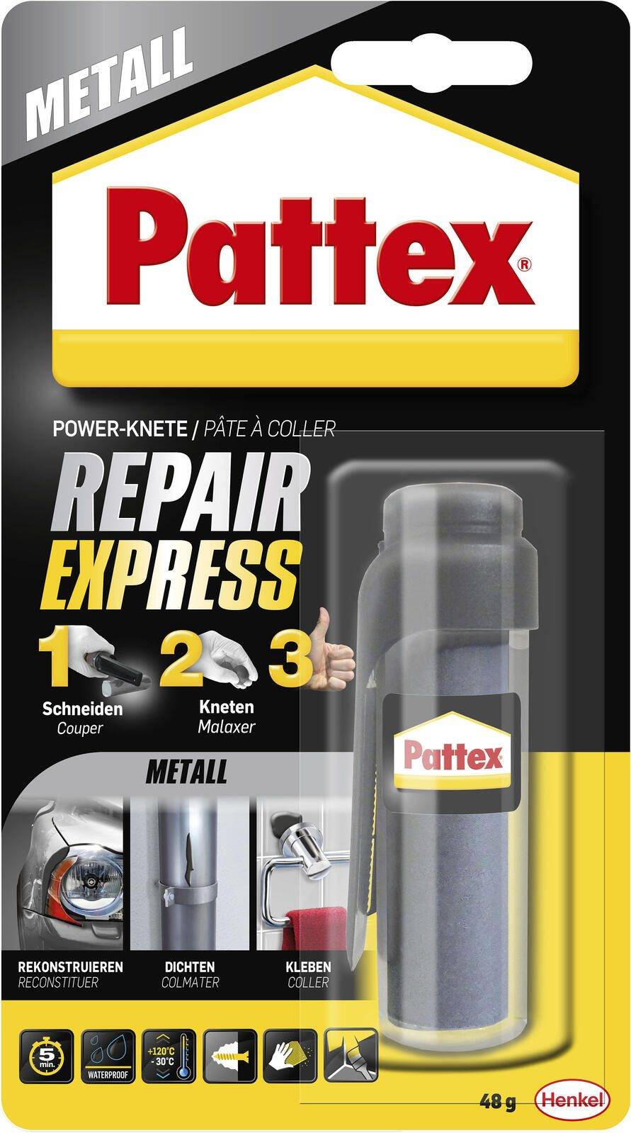 Pattex Repair Express Metall Reparaturknete 48.0 g