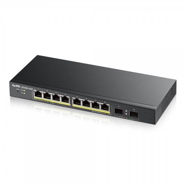 ZyXEL GS1900-8HP - Switch - Smart - 8 x 10/100/1000 (PoE+)