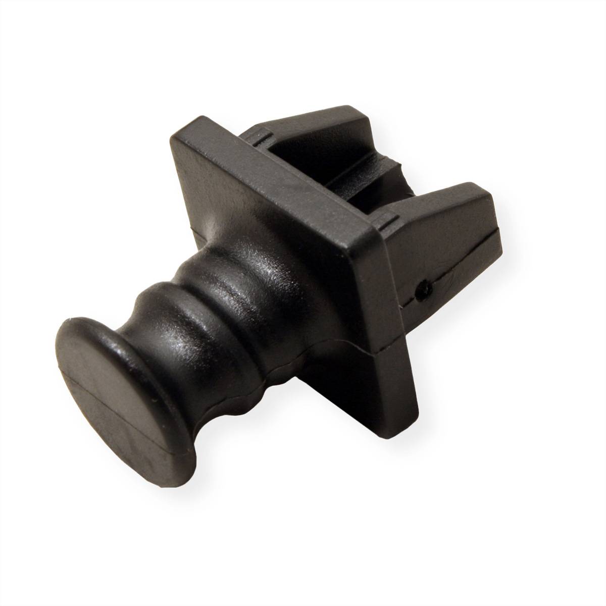 VALUE RJ45-Buchsen-Staubschutz, 10er Set, schwarz