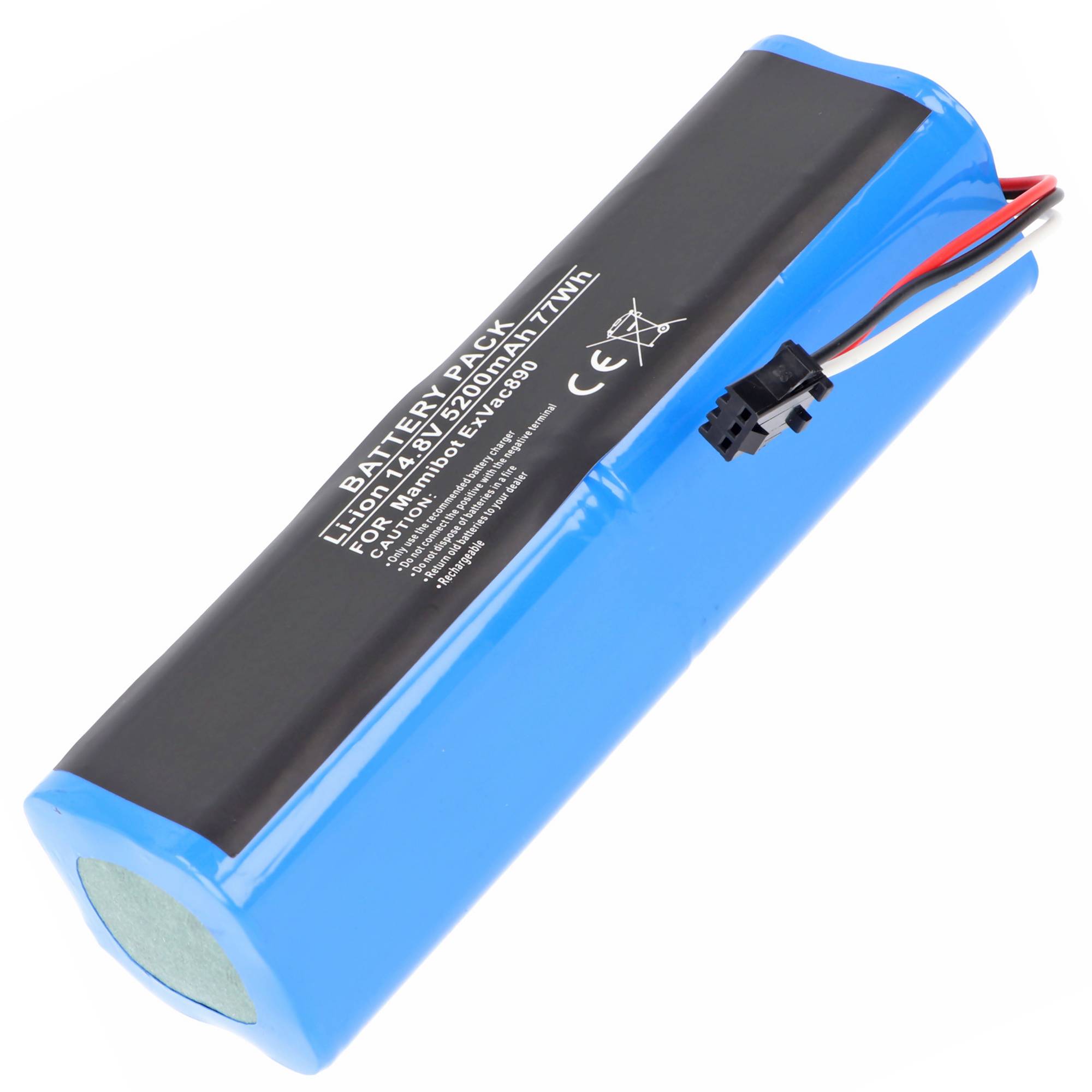 5200mAh Akku passend für MAMIBOT eXVAC 890 Akkutyp SUN-INTE-279, 4INR19/66-2, 5200 mAh, 77wh