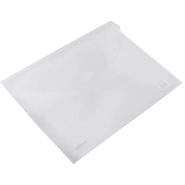 Sichttasche light A4 quer farblos Steckverschluss transparent