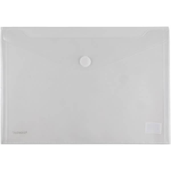 Doppel-Sichttasche A4 2 Fächer Klappe transparent klar