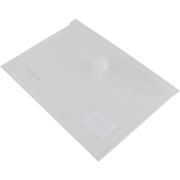 Doppel-Sichttasche A6 2 Fächer Klappe transparent klar