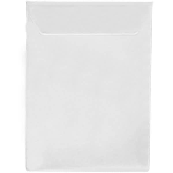 Plakattasche A4 hoch PVC selbstklebend transparent