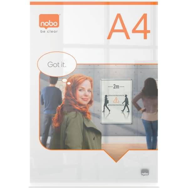 Tischaufsteller Premium Plus Acryl A4 Acryl glasklar