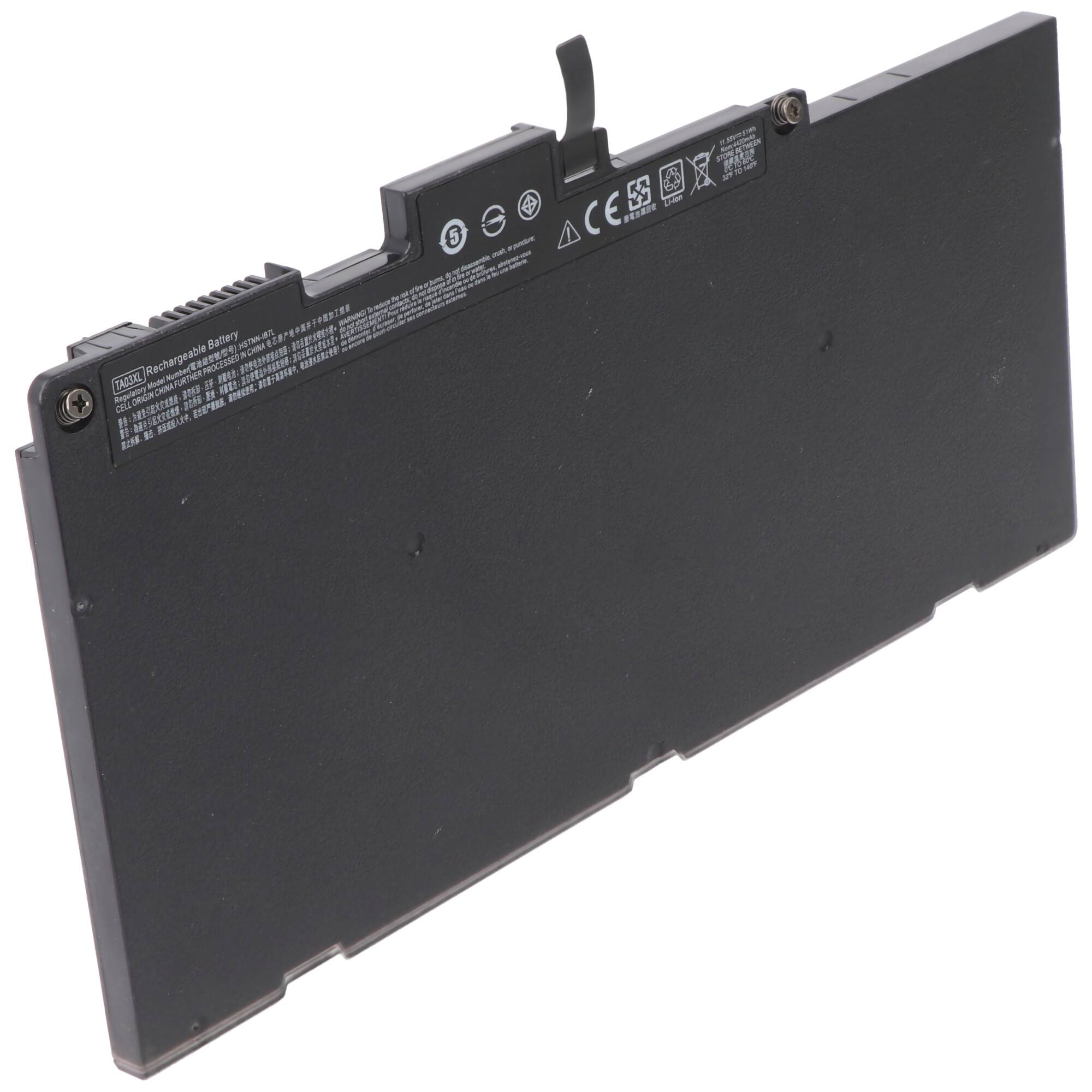 Akku passend für HP EliteBook 840 G4, Li-Polymer, 11,55V, 4410mAh, 51Wh