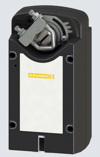 Gruner Federrücklauf Stellantrieb Typ 341C-024-05 ( 24V - 5 Nm - Ansteuerung 0-10V)