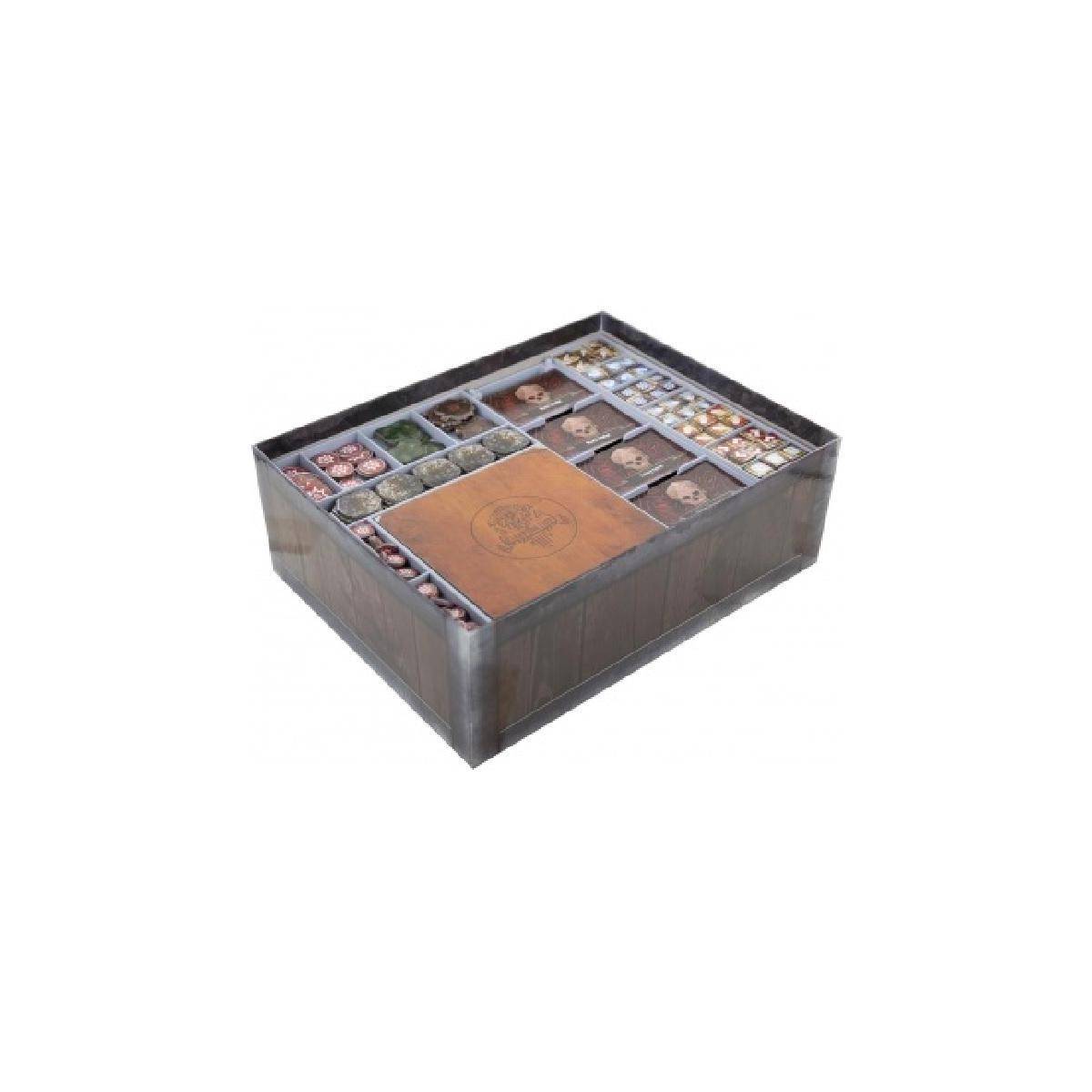 ORG029 - Organizer + Schaumstoffeinlage für Gloomhaven: Die Klauen des Löwen, Brettspielbox