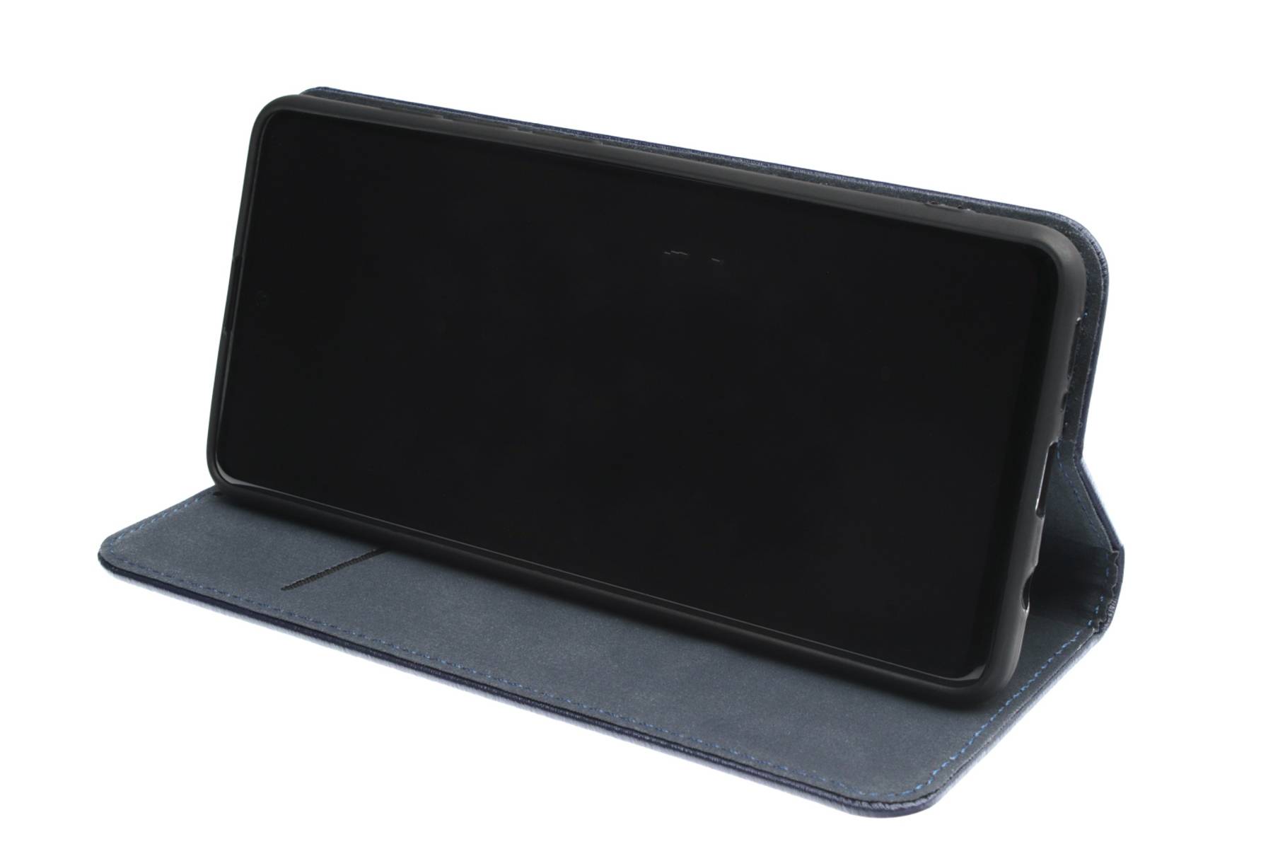 JAMCOVER Echt Leder Bookcase für Apple iPhone 14 Plus - Handytasche mit Kartenfach und Standfunktion