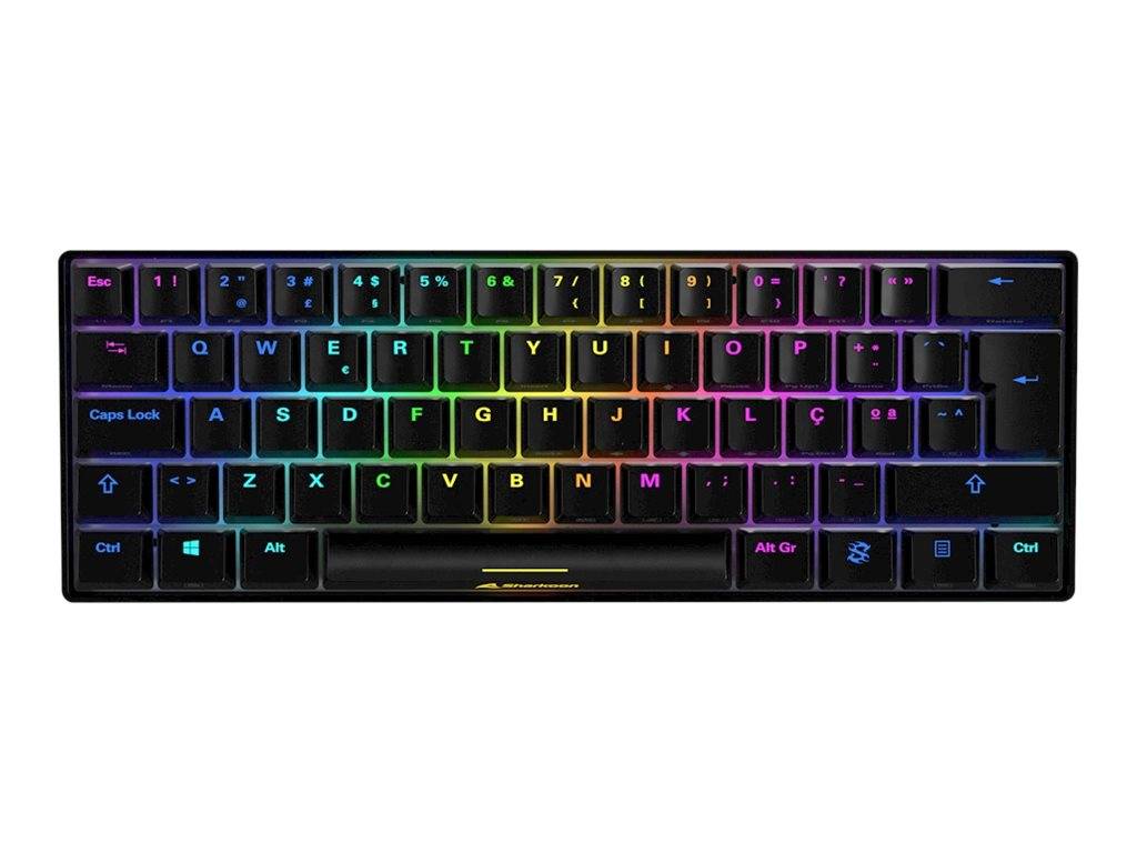 Sharkoon SKILLER SGK50 S4 - Tastatur - Hintergrundbeleuchtung - USB-C - Portugie