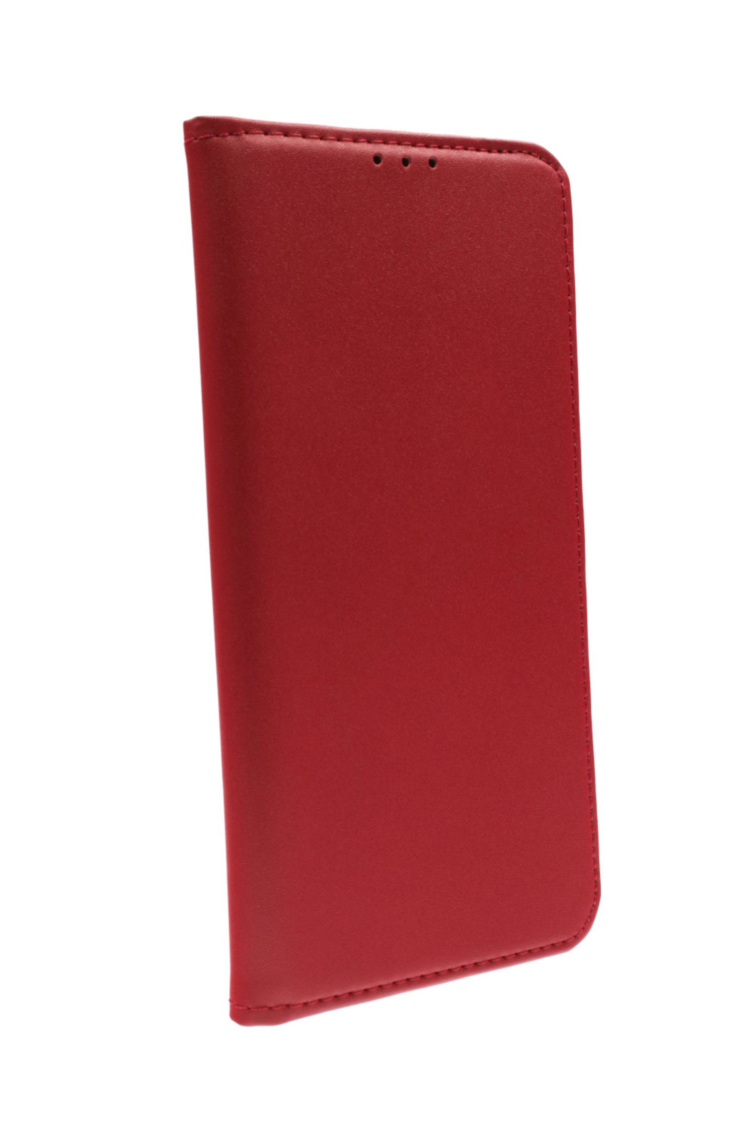 JAMCOVER Echtleder Cover Weinrot für Samsung Galaxy A22 5G - Schutzhülle, Handytasche im Buchformat