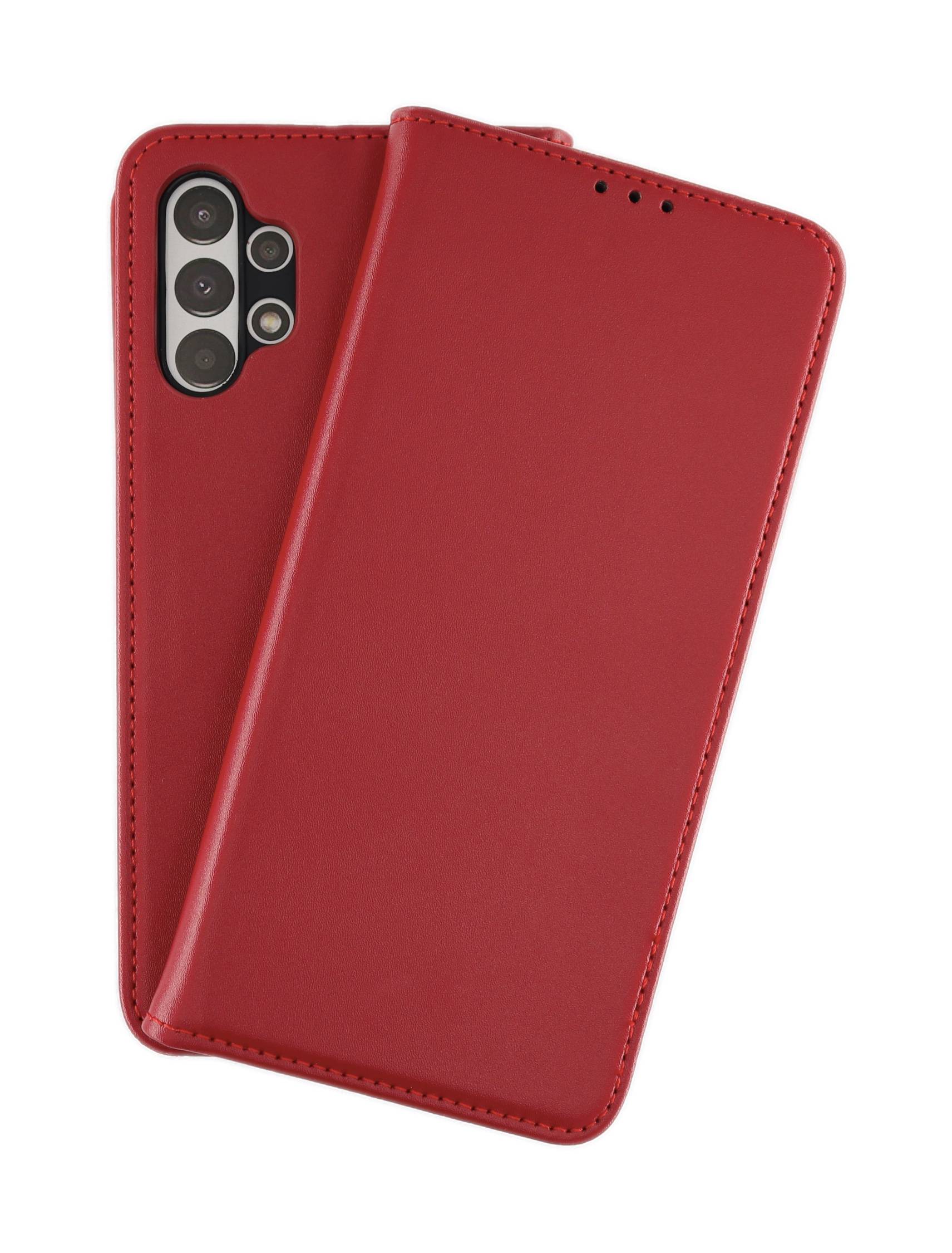 Echt Leder Bookcase für Samsung Galaxy A13, Galaxy A13 NE, Galaxy A13 4G - Handytasche mit Kartenfach und Standfunktion