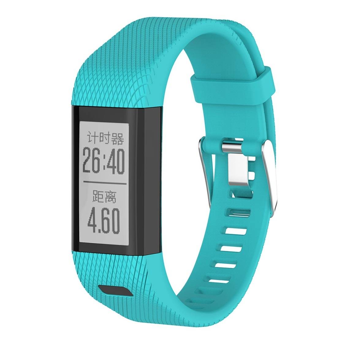 Für Garmin Vivosmart HR+ / Plus Hochwertiges Kunststoff / Silikon Uhr Watch Smart Sport Armband Hellblau