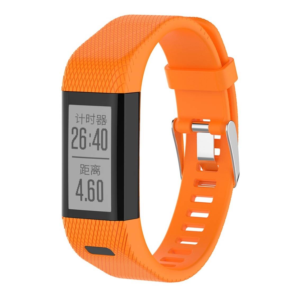 Für Garmin Vivosmart HR+ / Plus Hochwertiges Kunststoff / Silikon Uhr Watch Smart Sport Armband Orange