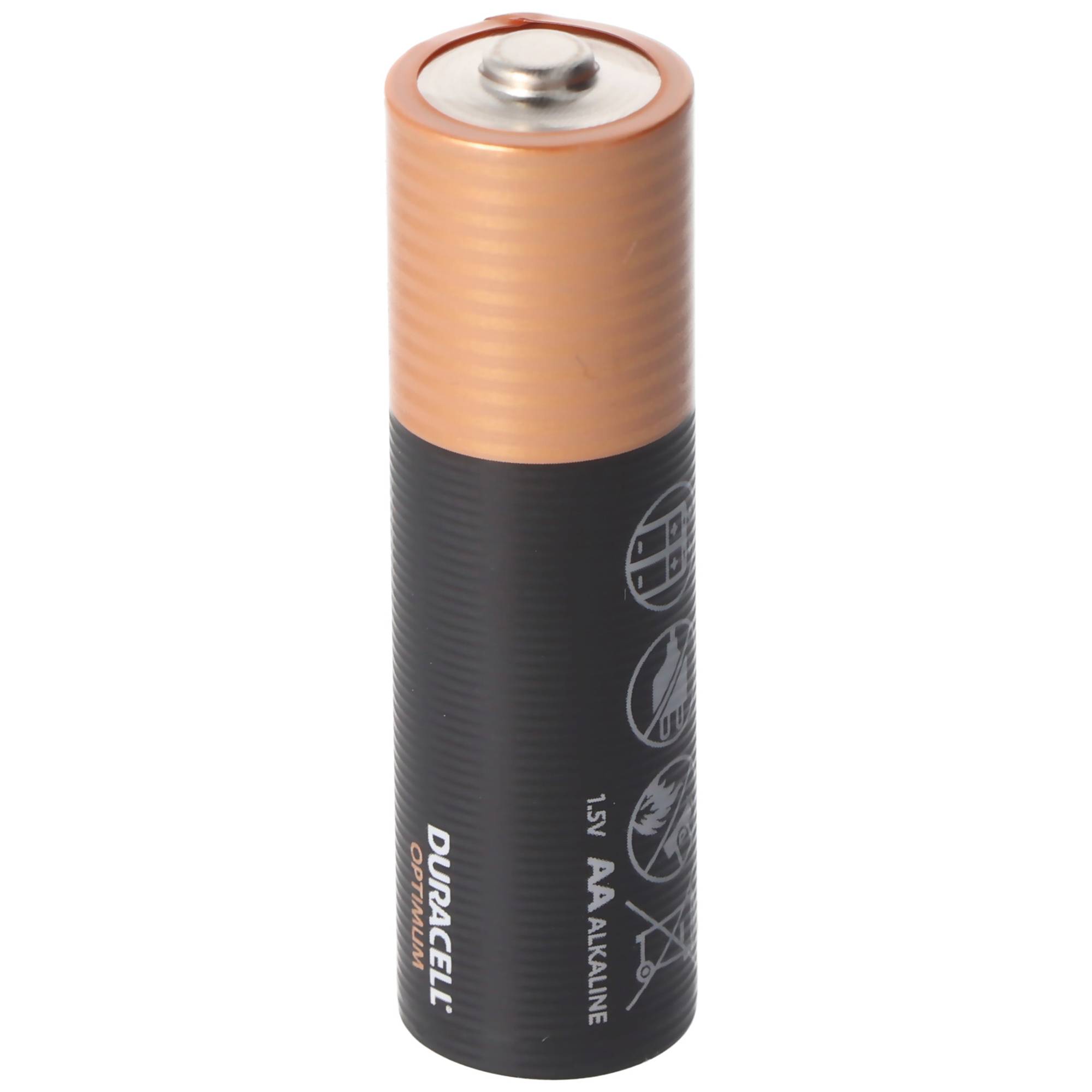 Duracell Optimum AA Mignon Alkaline-Batterien, 1.5V LR6 MX1500, 8er-Pack LR06 5000394137684