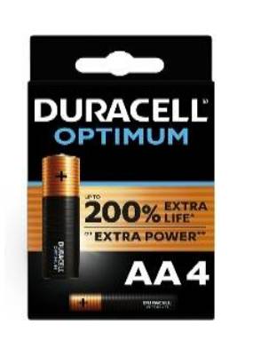 Duracell 4 Batterien Optimum Micro AAA 1.5 V - Batterie - Micro (AAA)