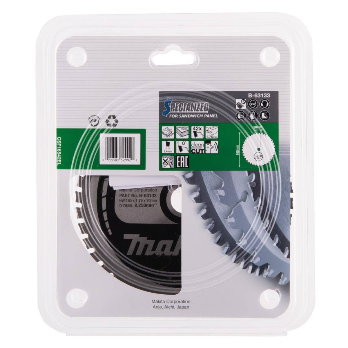 Makita Kreissägeblatt für Sandwichpaneele 165 x 20 mm • 42 Zähne