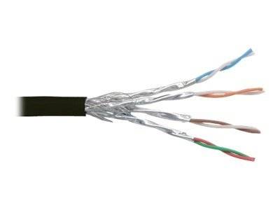INLINE - Patchkabel Cat.6 S/FTP (PiMf) - schwarz - AWG27 - PVC - CU - 100m
