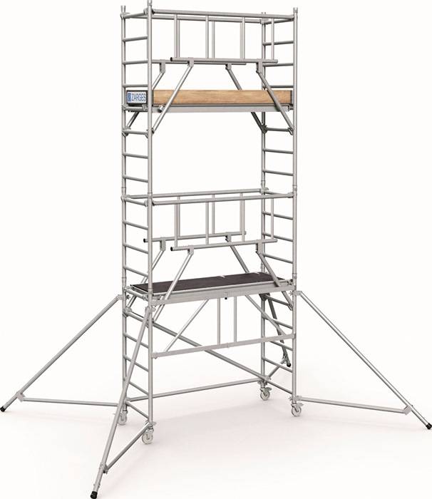 Fahrgerüst PaxTower S-PLUS 1T Arbeits-B600xL1800mm Alu.Gerüsthöhe 4650mm 2 kN