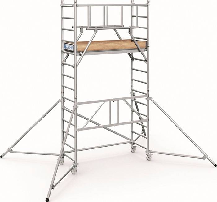 Fahrgerüst PaxTower S-PLUS 1T Arbeits-B600xL1800mm Alu.Gerüsthöhe 3650mm 2 kN