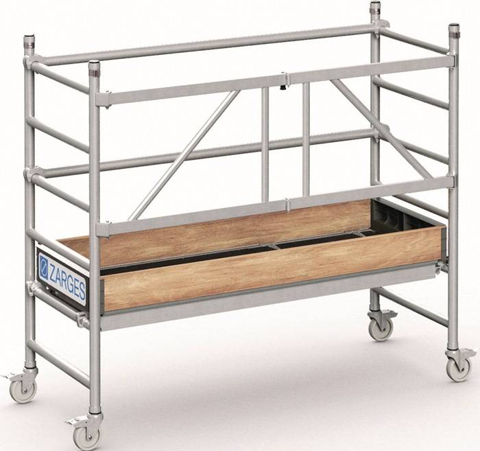 Fahrgerüst PaxTower S-PLUS 1T Arbeits-B600xL1800mm Alu.Gerüsthöhe 1650mm 2 kN