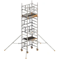 Fahrgerüst SoloTower Arbeits-B750xL1130mm Alu.Gerüsthöhe 5370mm 2 kN/m² LAYHER Fahrgerüst SoloTower Arbeits-B750xL1130mm Alu.Gerüsthöhe 5370mm 2 kN/m² LAYHER