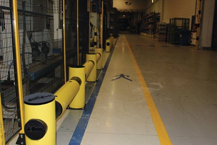 Endpfosten H.500mm f.Verkehrsbarriere D-FLEXX